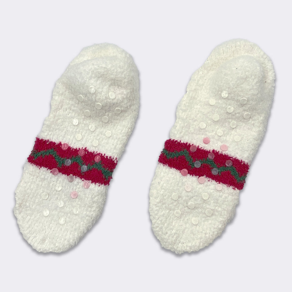 Ladies Snowman Cozy Slippers