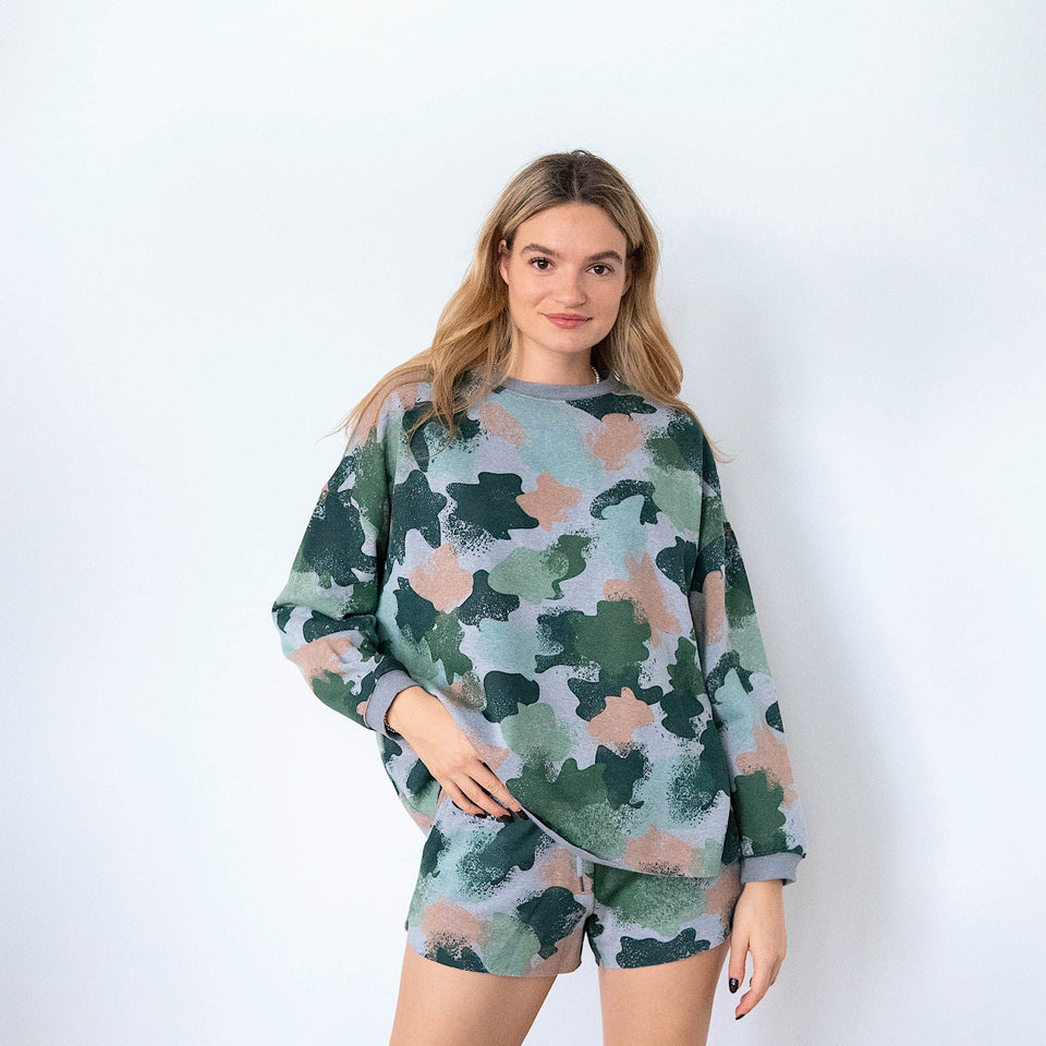 Ladies' Smoked Pearl Camo Comfortwear Collection Shorties