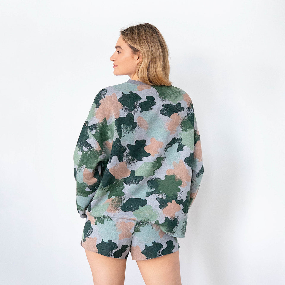 Ladies' Smoked Pearl Camo Comfortwear Collection Shorties