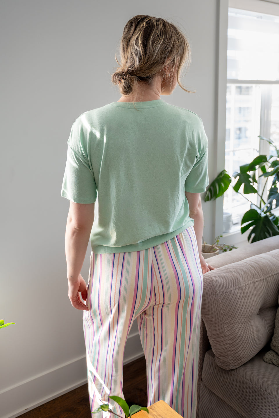 Cloud Dancer Knit Sleep Pant