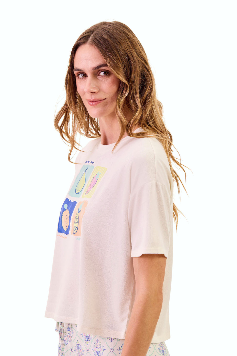 Cloud Dancer Short Sleeve Sleep Tee