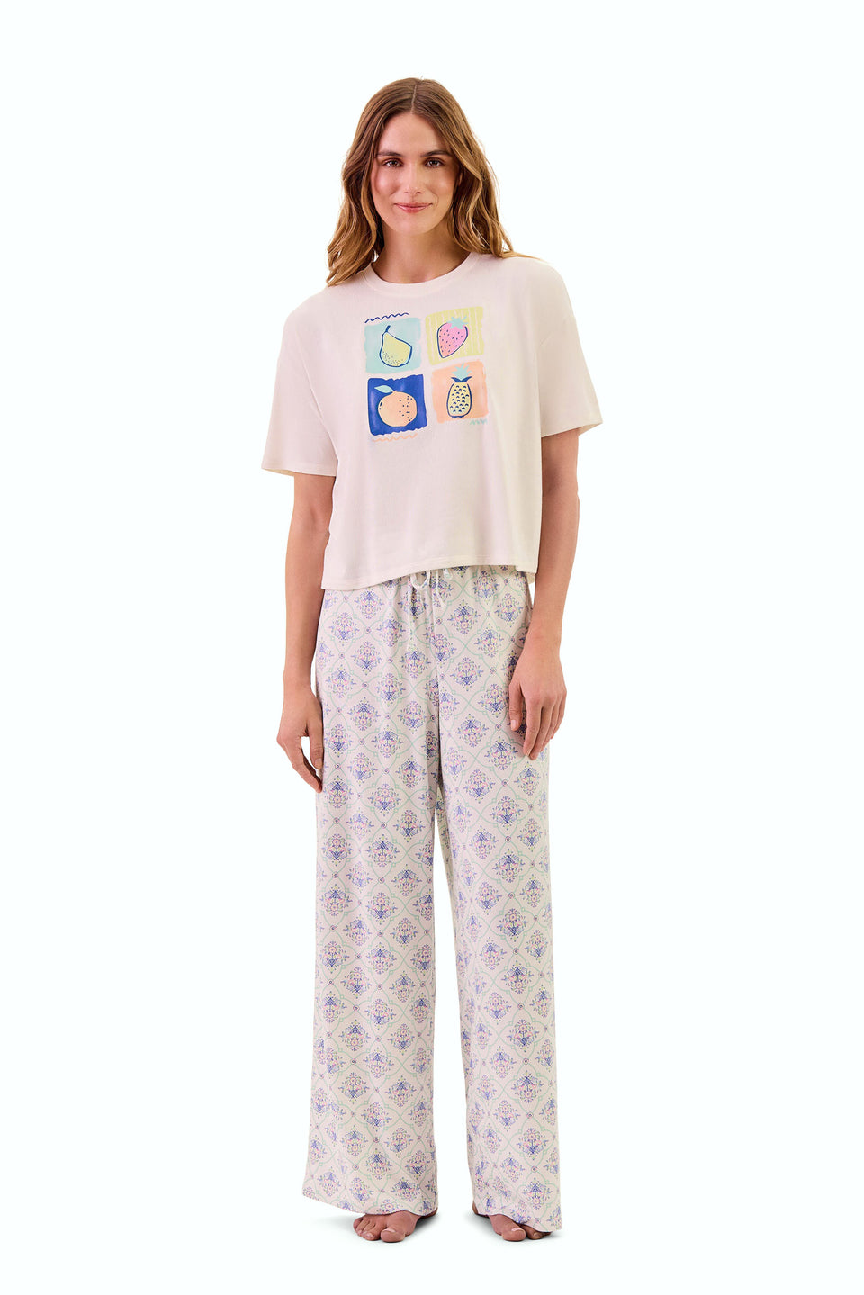 Cloud Dancer Short Sleeve Sleep Tee