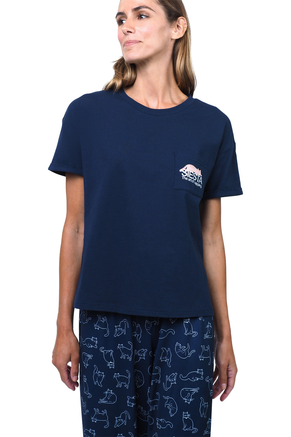 Navy Blazer Short Sleeve T-Shirt