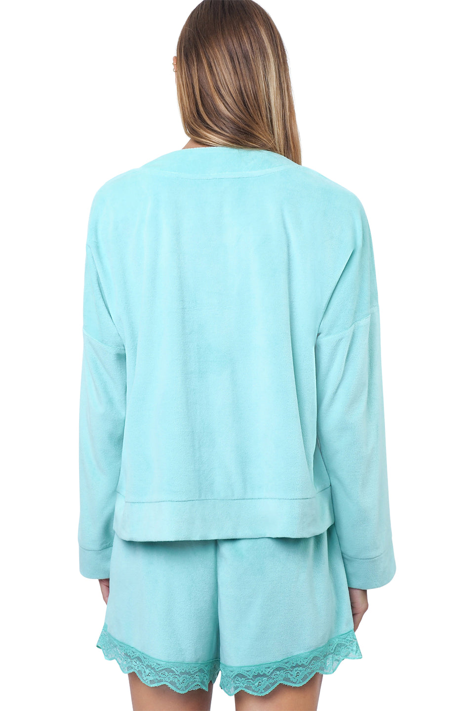 Dusty Jade Green Long Sleeve Cardigan
