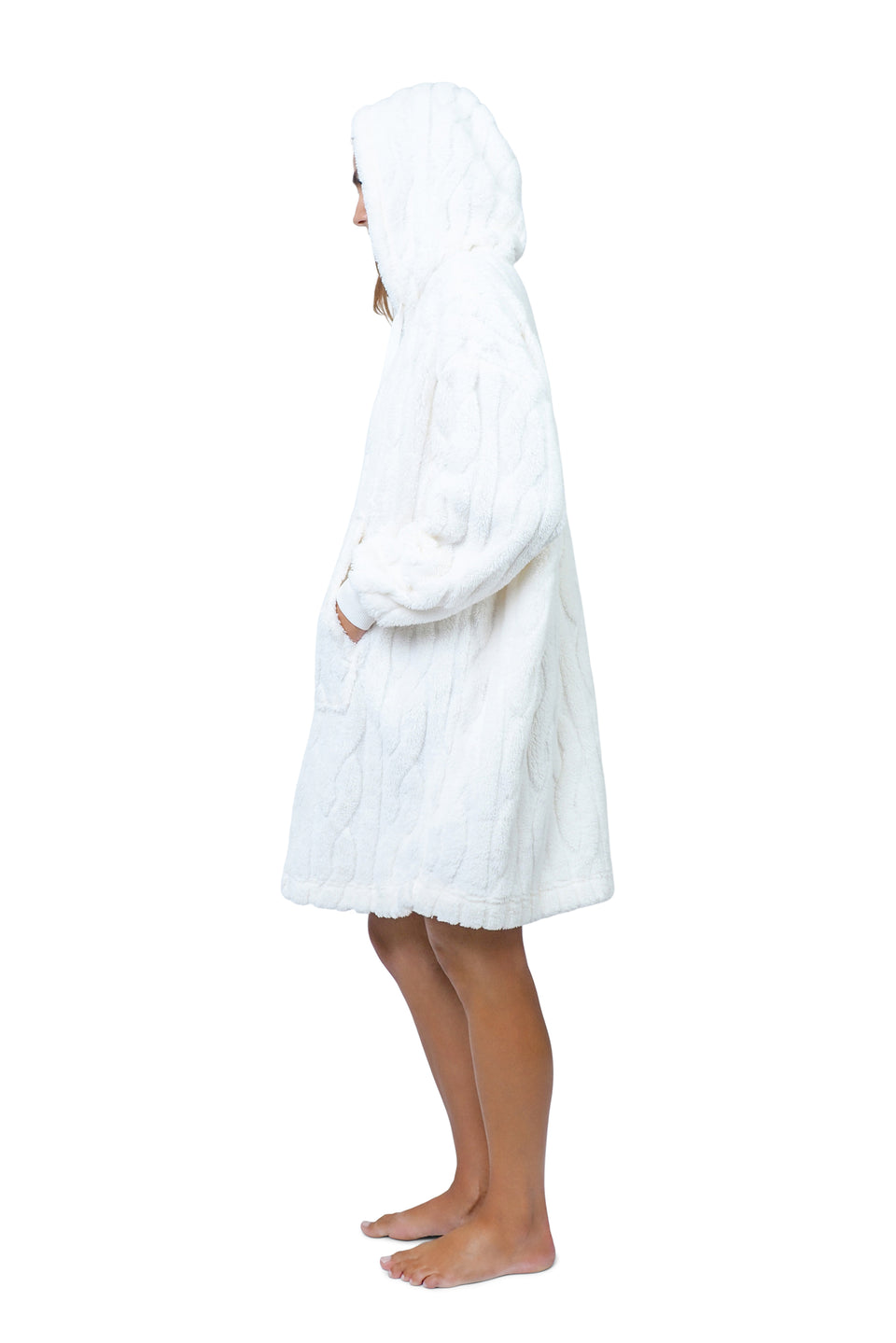 Cloud Dancer Hooded Plush Lounger