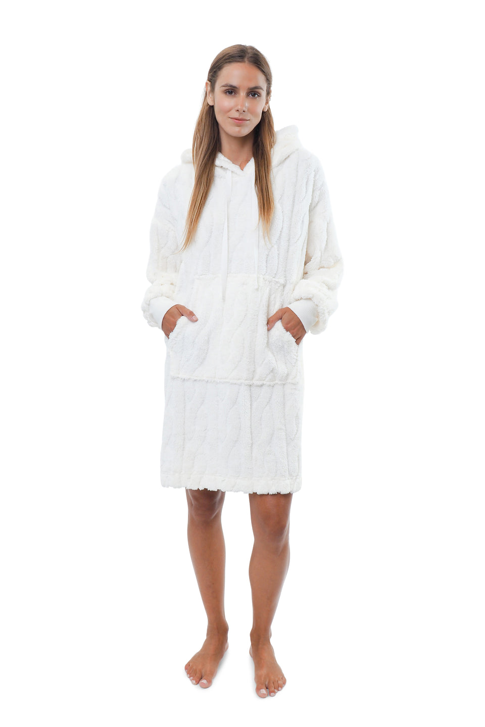 Cloud Dancer Hooded Plush Lounger