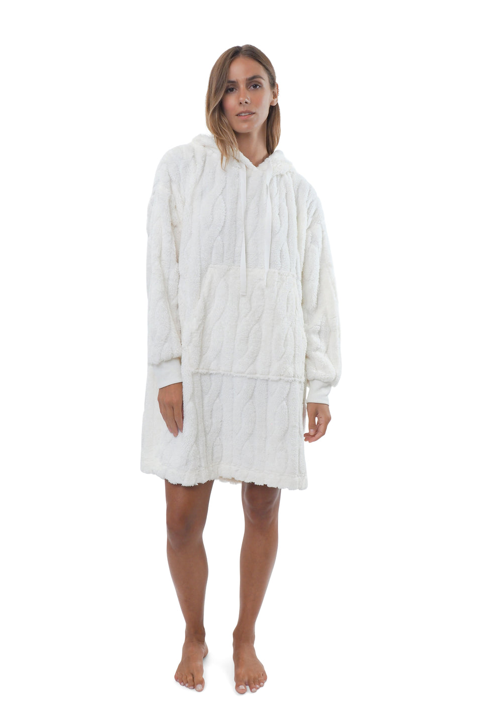 Cloud Dancer Hooded Plush Lounger