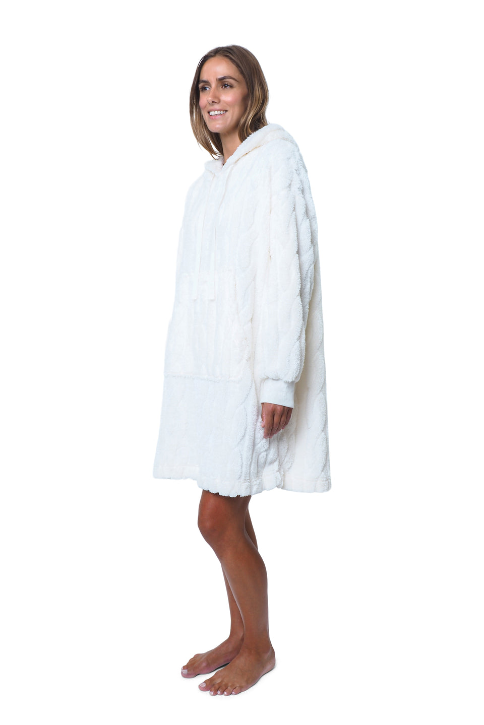 Cloud Dancer Hooded Plush Lounger