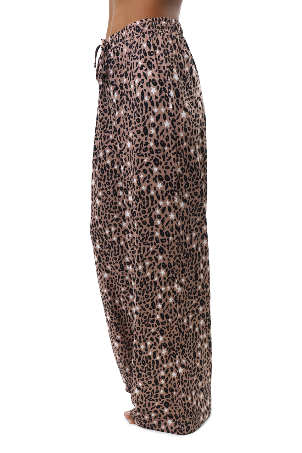 Tawny Brown Printed Lounge Pants