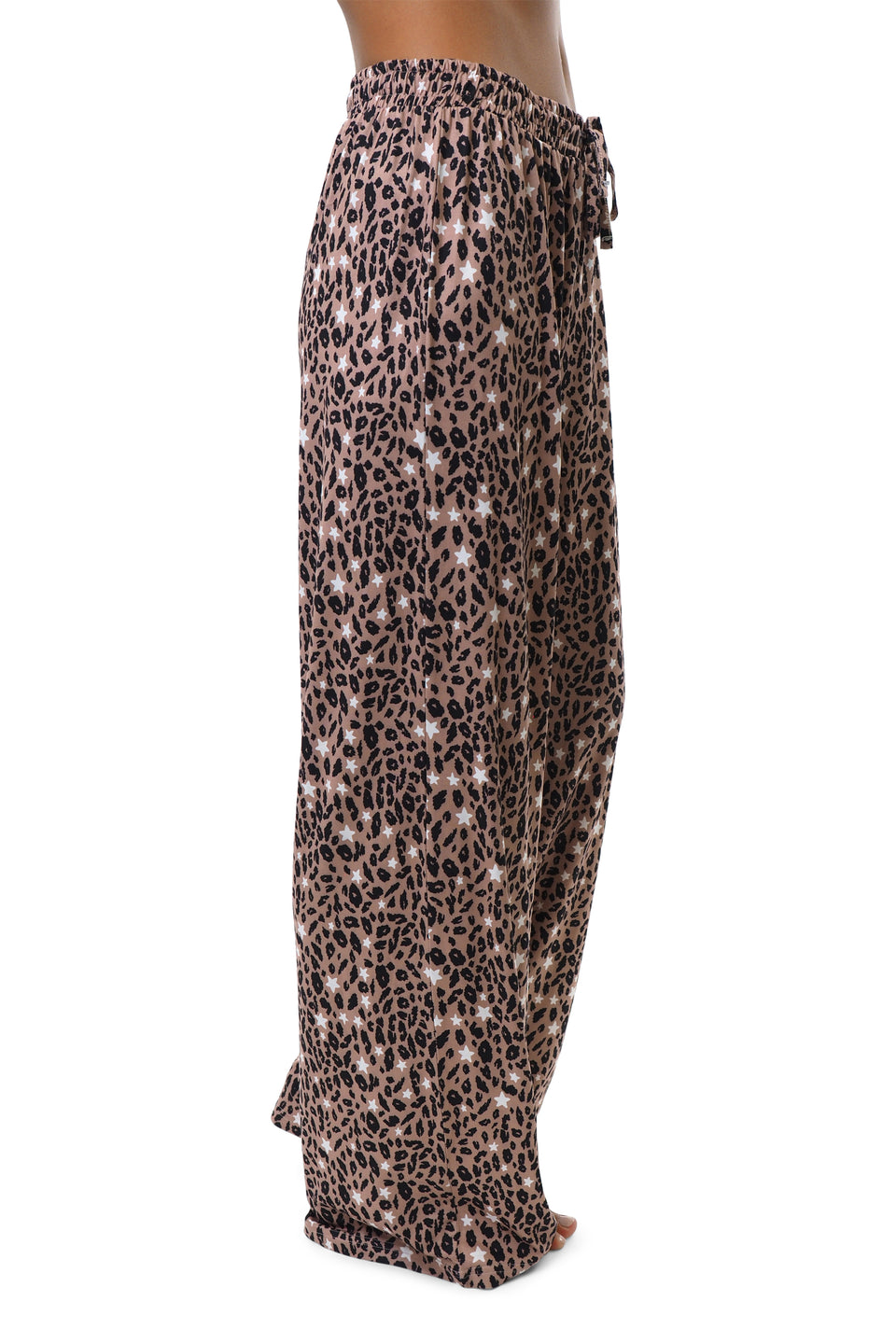 Tawny Brown Printed Lounge Pants