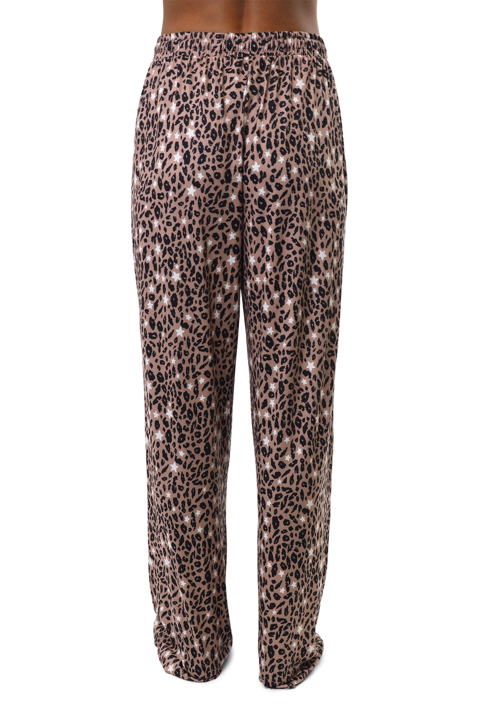 Tawny Brown Printed Lounge Pants