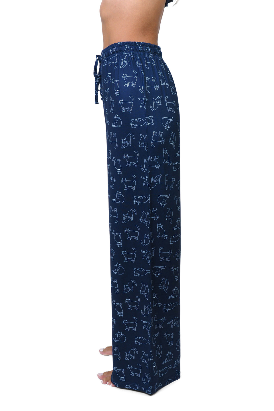 Navy Blazer Printed Lounge Pants