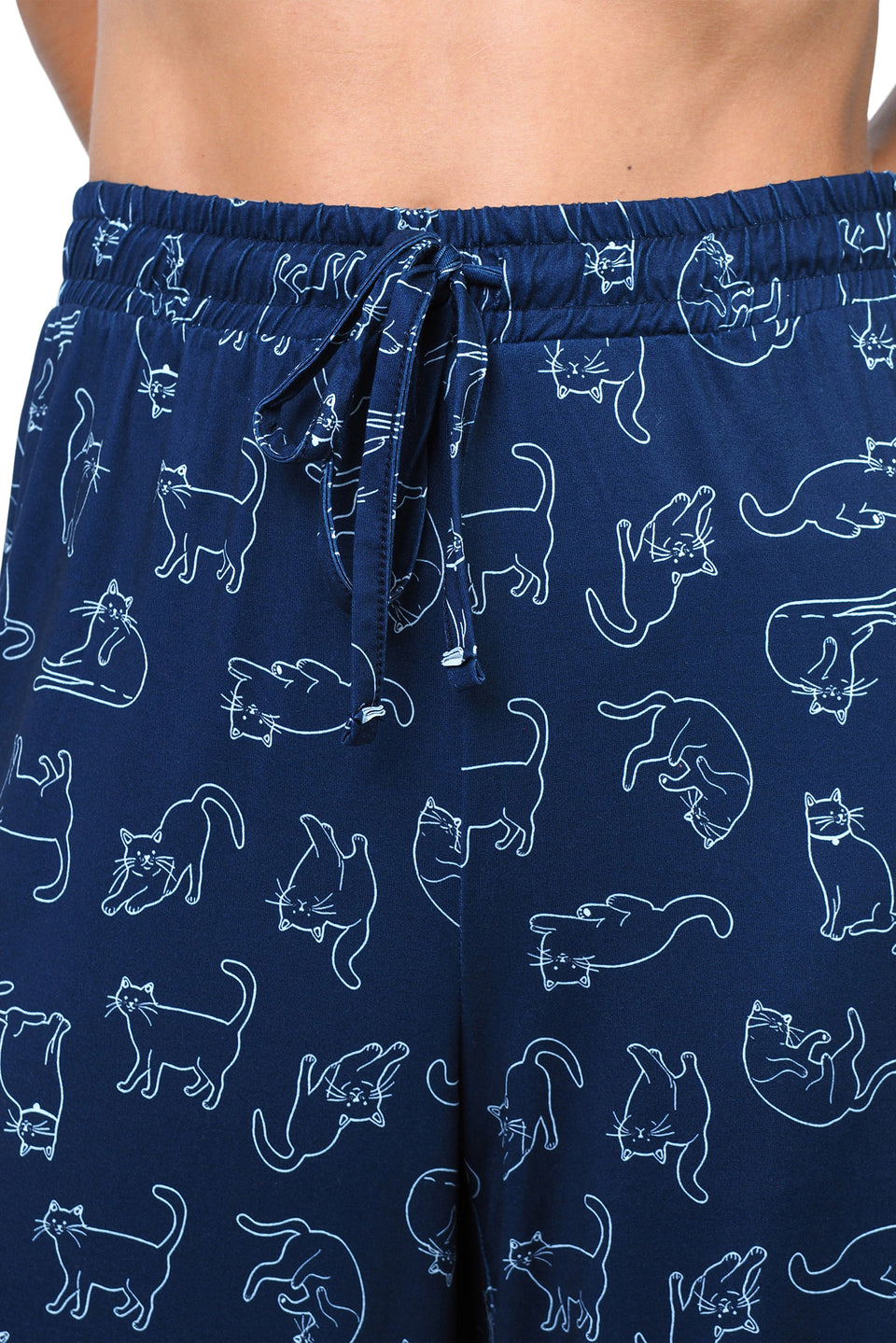 Navy Blazer Printed Lounge Pants