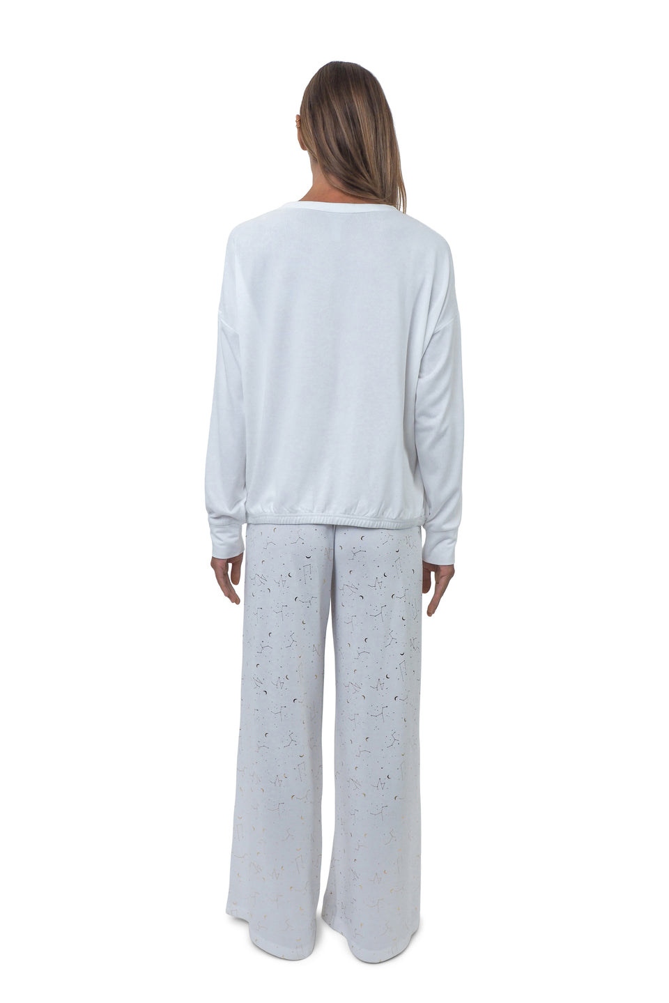 Cloud Dancer Henley PJ Set