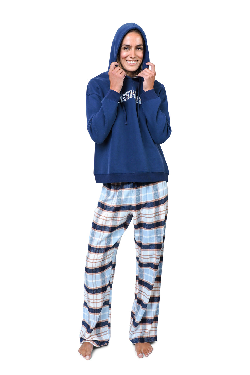 Navy Blazer Hooded Fleece PJ Set