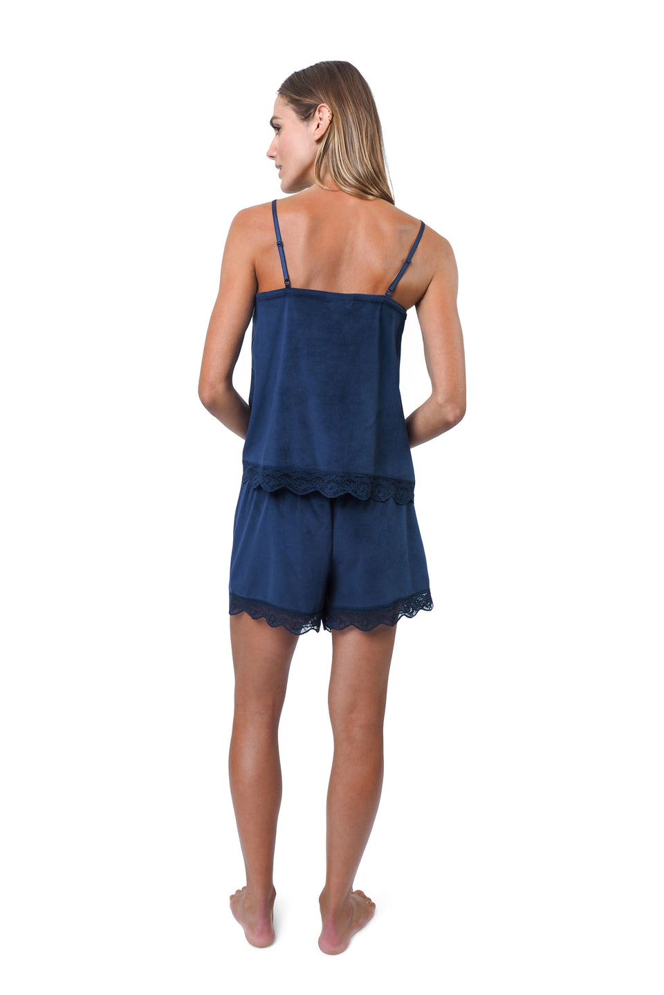 Navy Blazer Cami Boxer Set