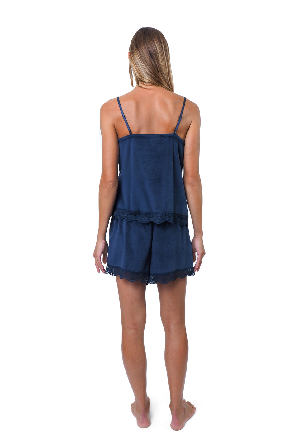 Navy Blazer Cami Boxer Set