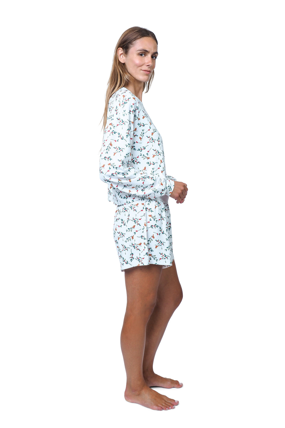 Cloud Dancer Long Sleeve Boxer Set