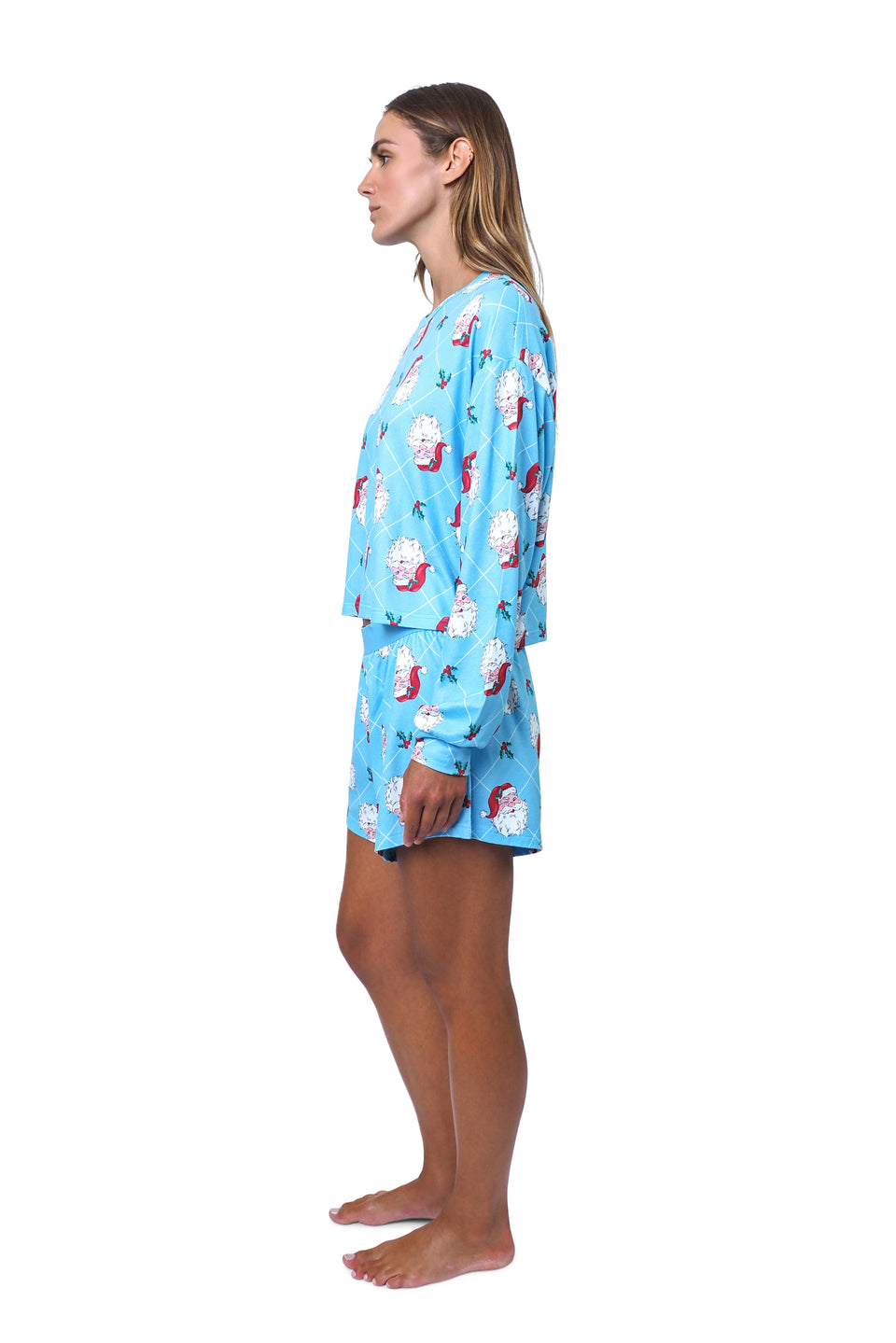 Ocean Current Long Sleeve Boxer Set