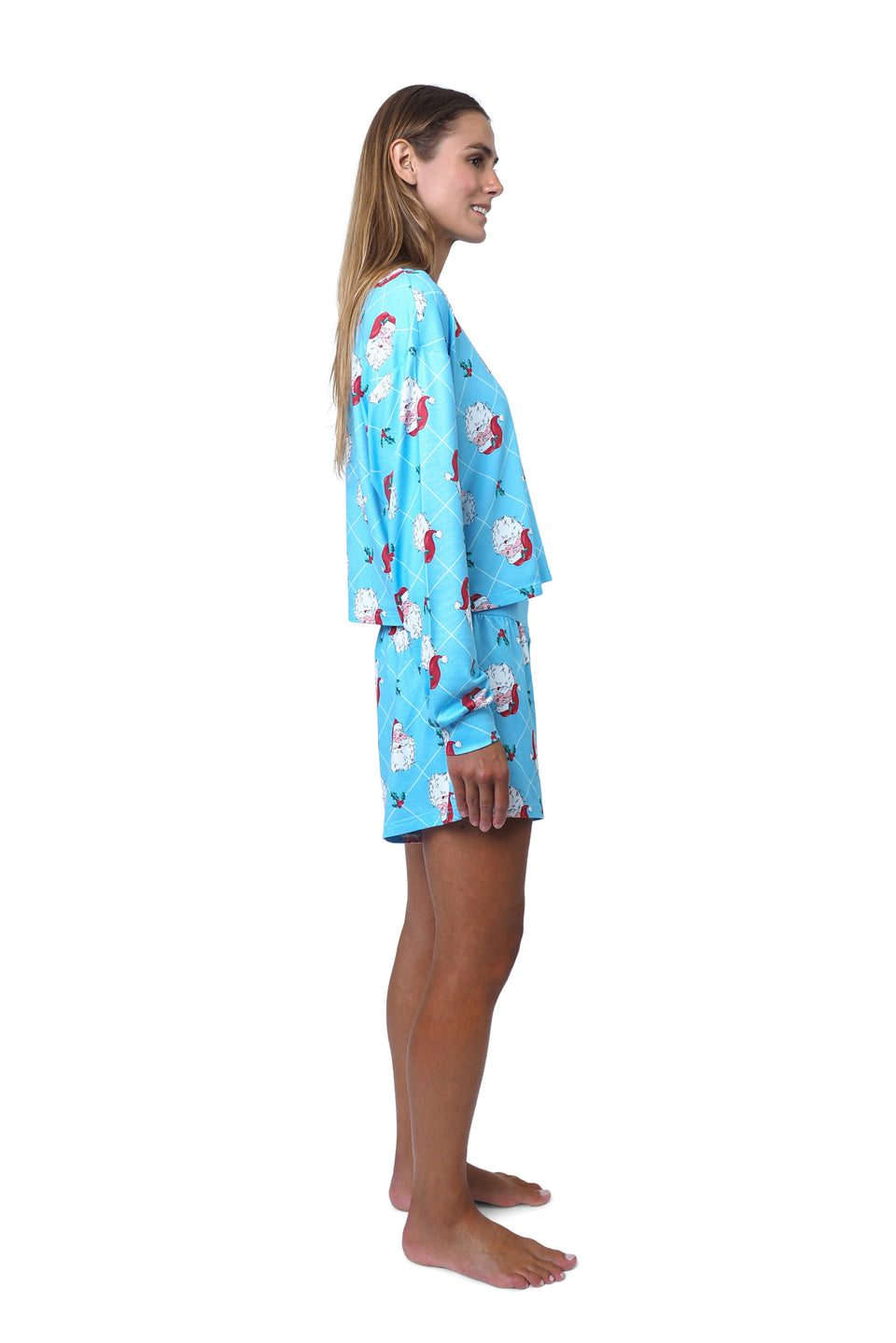 Ocean Current Long Sleeve Boxer Set