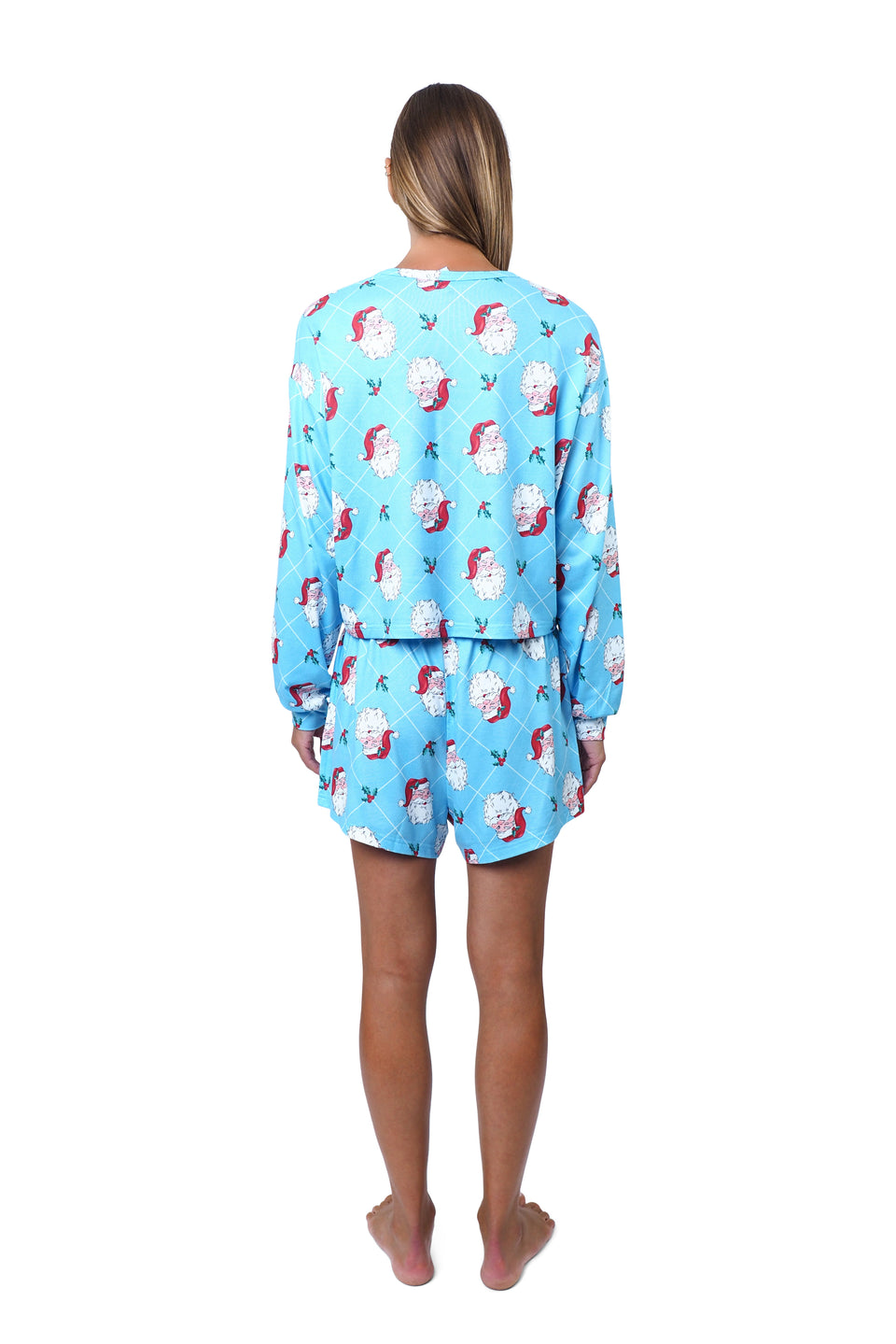 Ocean Current Long Sleeve Boxer Set