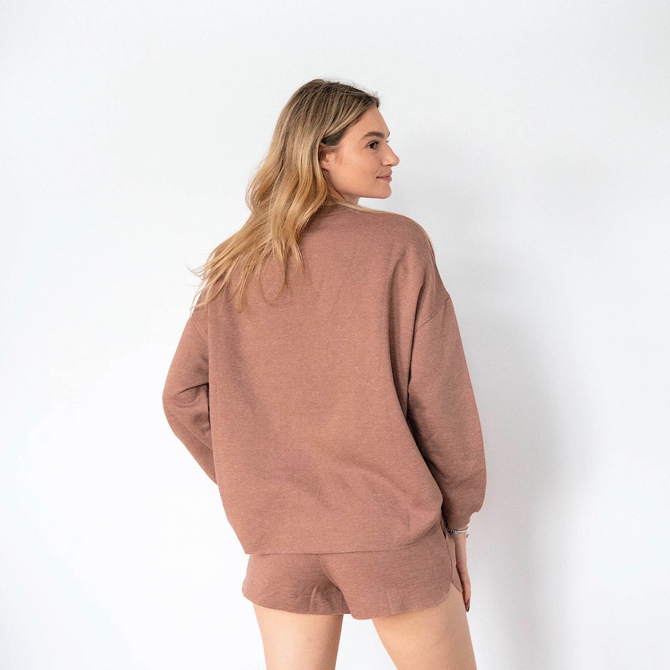 Ladies' Ginger Snap Melange Comfortwear Collection Sweatshirt