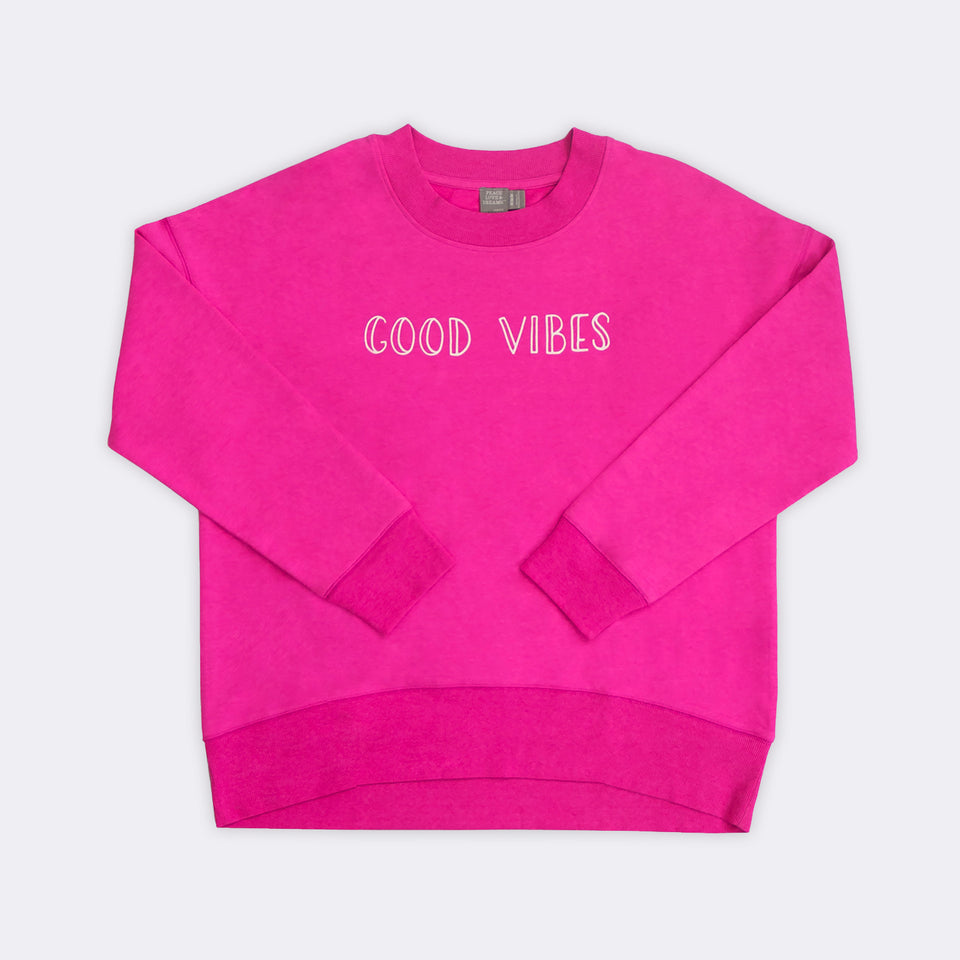 Ladies' Pink Glow Lounge Sweatshirt