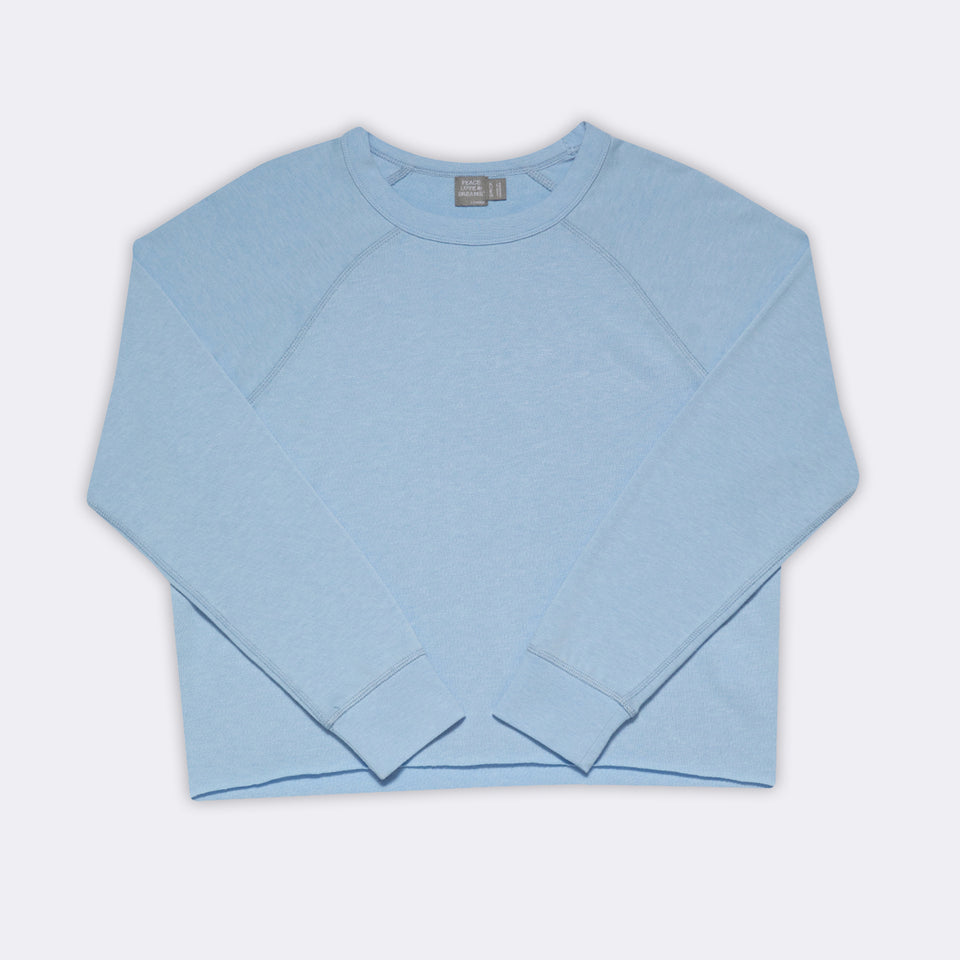 Ladies' Blue Melange Lounge Sweatshirt