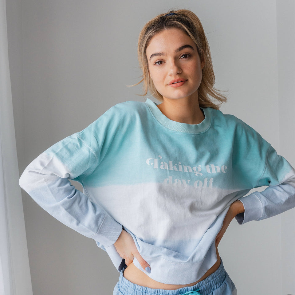 Ladies' Dip Dye Lounge Sweatshirt