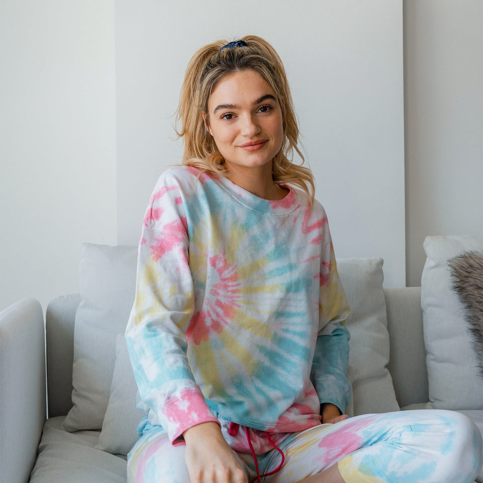 Ladies' Tie Dye Lounge Sweatshirt